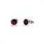 Náušnice červené so Swarovski Elements Tiny Bonbon Studs KR1122SS29SI Siam 6 mm