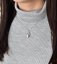 Strieborný prívesok s kryštálmi Swarovski biele srdce 34240.1 Krystal