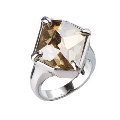 Prsten se Swarovski Elements Exclusive 35805.5 Gold Shadow