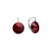 Náušnice červené Rivoli sa Swarovski Elements Sweet Candy K112212SI Siam 12 mm