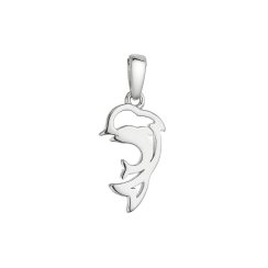 Strieborný prívesok delfín 64007
