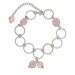 Stříbrný náramek růžový Delicado B5000VR8RQ Vintage Rose