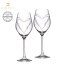 Poháre na biele víno so Swarovski Elements Hearts 360ml