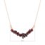 Náhrdelník s kamenem garnet 42037.3 ocel
