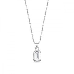 Náhrdelník čirý se Swarovski Elements Royal N26028C Krystal