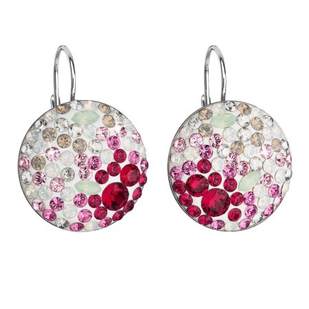 Náušnice se Swarovski Elements 31161.3 Sweet Love kolečko 18 mm