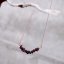Náhrdelník s kamenem garnet 42037.3 ocel