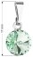 Přívěsek Rivoli se Swarovski Elements Chrysolite 8 mm