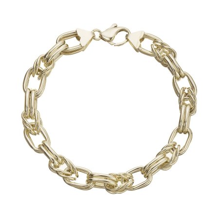 Masivní náramek pozlacený 73064