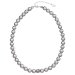 Náhrdelník šedá perla se Swarovski Elements 32011.3 Light Grey