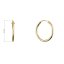 Zlaté 14 karátové náušnice malé kruhy 91A00087