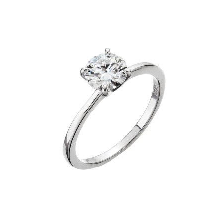 Stříbrný prsten ELEN 15M00003 moissanite