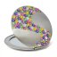 Kosmetické kapesní zrcátko se Swarovski Elements Corals Rainbow EL-08