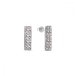 Náušnice čiré se Swarovski Elements Radiance KFMP1C Krystal