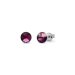 Náušnice fialové Rivoli so Swarovski Elements Sweet Candy Studs K1122SS29AM Amethyst 6 mm