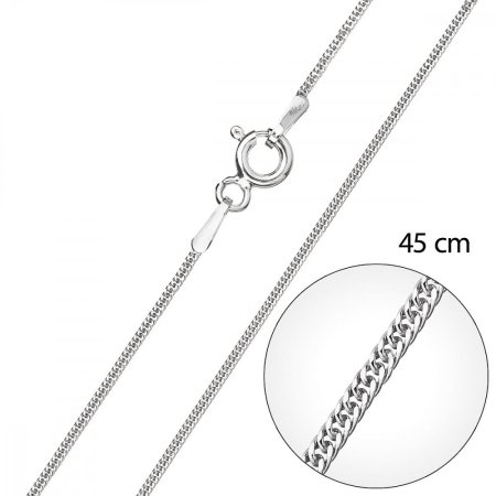 Strieborná retiazka 30015 dĺžka 45 cm