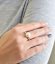 Stříbrný prsten s bílou říční perlou 25001.1