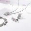 Stříbrný náramek se Swarovski krystaly mix barev 33047.3 Sakura