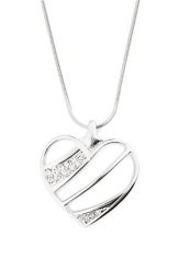 Náhrdelník so Swarovski Elements srdca Krystal
