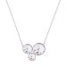 Strieborný náhrdelník so Swarovski Elements Sweetie N11223C Krystal