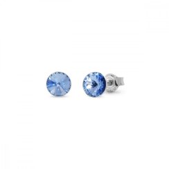 Náušnice Rivoli so Swarovski Elements Sweet Candy Studs K1122SS29LS light sapphire 6 mm