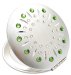 Kozmetické vreckové zrkadlo sa Swarovski Elements sun zelené EL-01.51