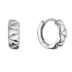Strieborné náušnice kruhy 61157