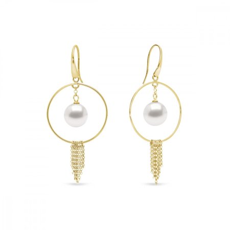 Náušnice bílé se Swarovski Elements Eden KWRDG581812W White