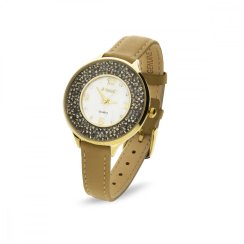 Dámske hodinky so Swarovski Elements Oriso hnedé ZCR34MG