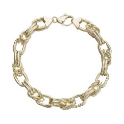 Masivní náramek pozlacený 73064