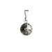 Přívěsek šedý Rivoli se Swarovski Elements Black Diamond 8 mm
