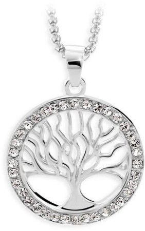 Náhrdelník so Swarovski Elements strom života Krystal
