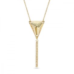 Náhrdelník zlatý so Swarovski Elements Trident NG327118GS Golden Shadow