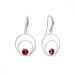 Náušnice červené se Swarovski Elements Glory KWOD1122SS29SC Scarlet