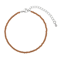 Náramok s pravými smokmi quartz kamene 43055.3 oceľ