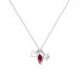 Náhrdelník červený se Swarovski Elements Serenity NMIX2201SC Scarlet