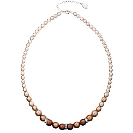 Náhrdelník so Swarovski Elements 32005.3 BROWN