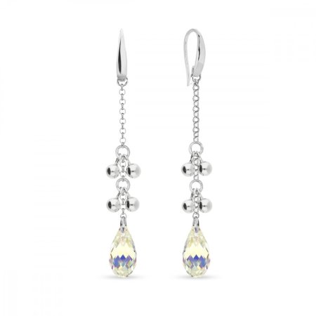 Náušnice duhové se Swarovski Elements Triumph KWROLO6010AB