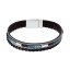 Náramok čierny textilný 53009.3 black