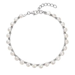 Perlový náramok z pravých riečnych perál na retiazke 23016.1