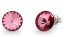 Náušnice Rivoli sa Swarovski Elements Sweet Candy Studs K1122SS39AP starožitné pink 8 mm