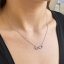 Strieborný náhrdelník s kryštálmi Swarovski čierne infinity, nekonečno 32023.5 Hematite