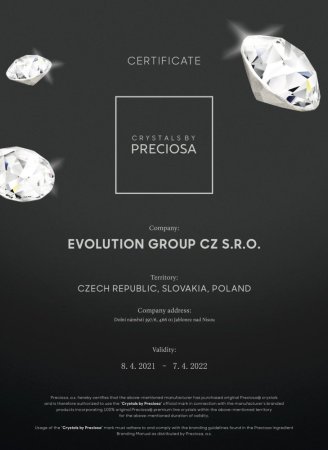 Náhrdelník šedá perla s křišťály Preciosa 32011.3 Light Grey