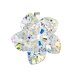 Stříbrný přívěsek s krystalem Swarovski AB efekt květina 34072.2 AB