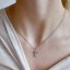Stříbrný náhrdelník anděl se Swarovski krystaly bílý 32077.1 Krystal