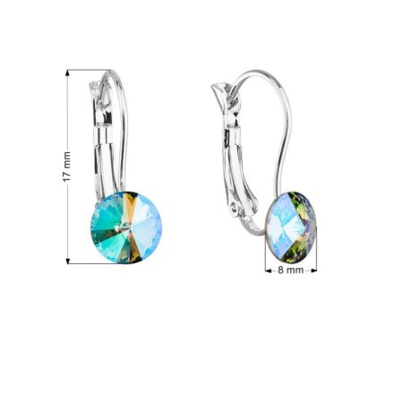 Náušnice Rivoli se Swarovski Elements visací Paradise Shine 8 mm