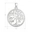 Strieborný prívesok strom života lemovaný zirkónmi biely 14025.1