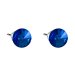 Náušnice tmavo modré Rivoli so Swarovski Elements Sapphire 8 mm