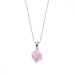 Náhrdelník se Swarovski Elements kostka Light Rose 6 mm