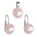 Súprava so Swarovski Elements ružová perla 39091.1 Rosaline